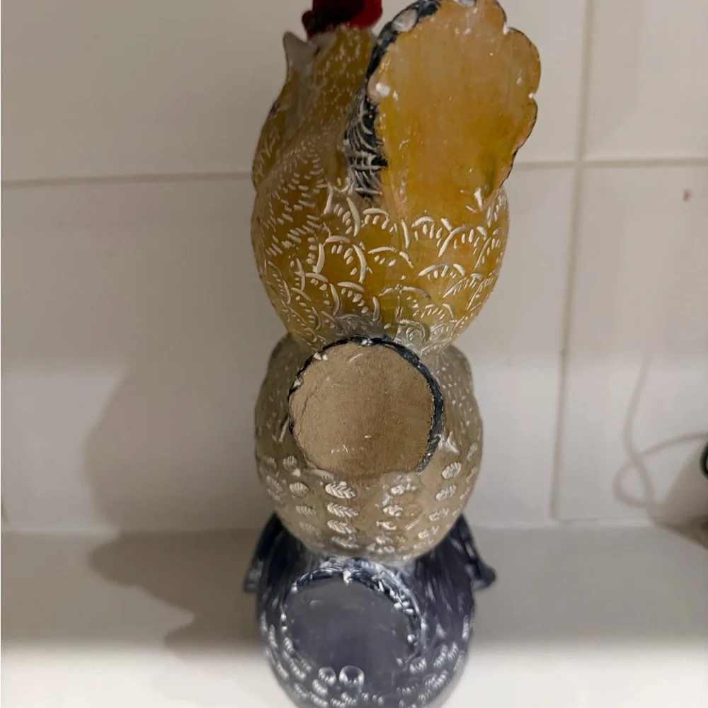 Rustic Farmhouse Stacked Chicken Figurine Country kitchen thanksgiving eastern